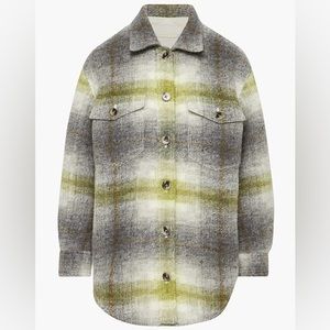 Aritzia Wool Plaid Shacket